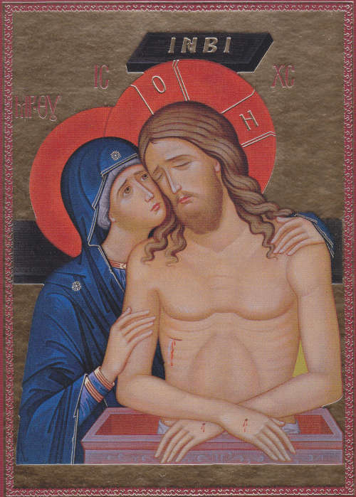 Mother of God weeping